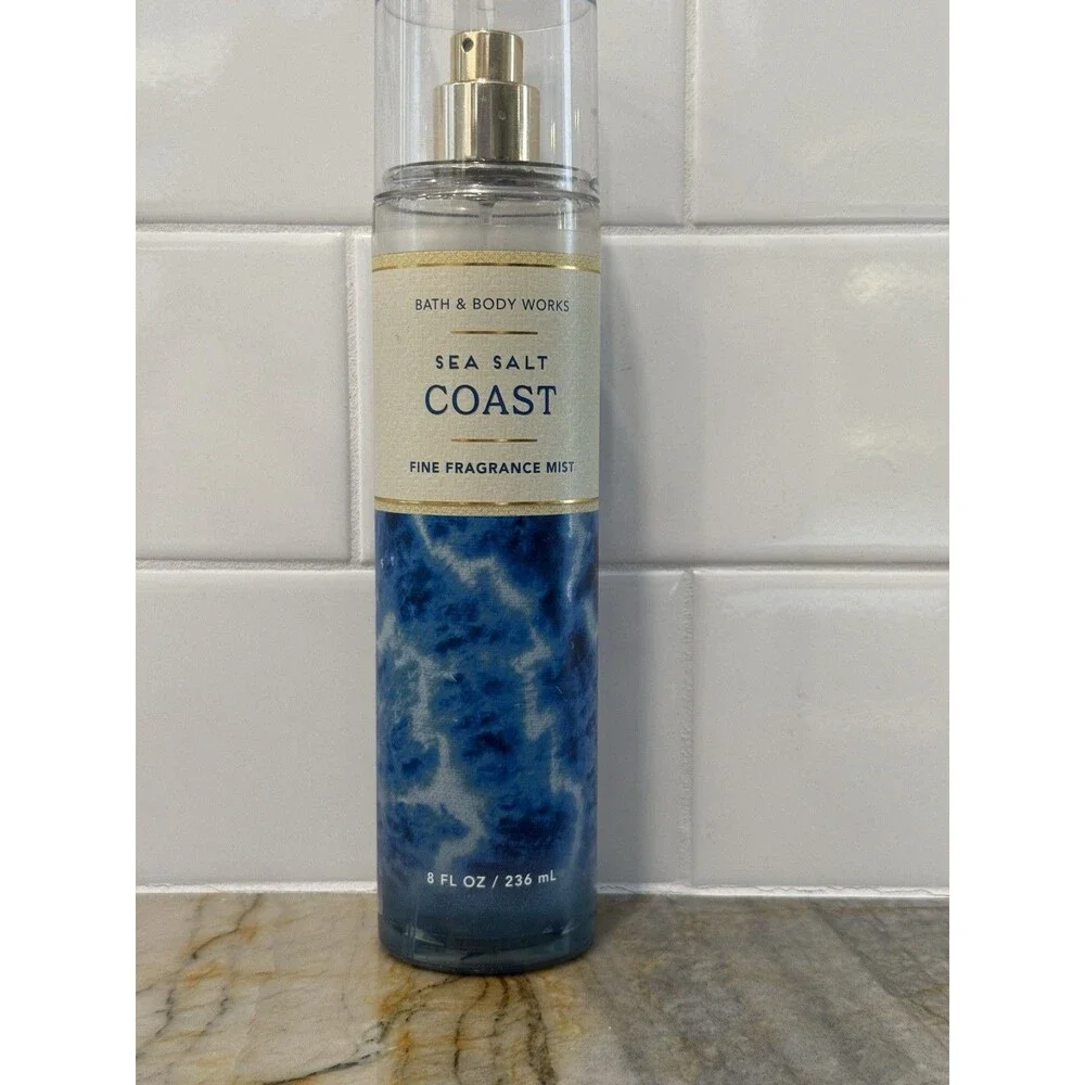 BATH & BODY WORKS SEA SALT COAST FRAGRANCE MIST & MAGIC IN THE AIR LOTION SMOOTH